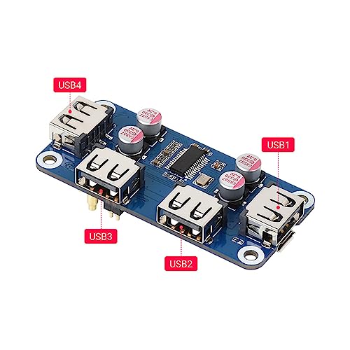 Hub USB 2.0 carte d extension pour Raspberry Pi 4B resout le manque de ports