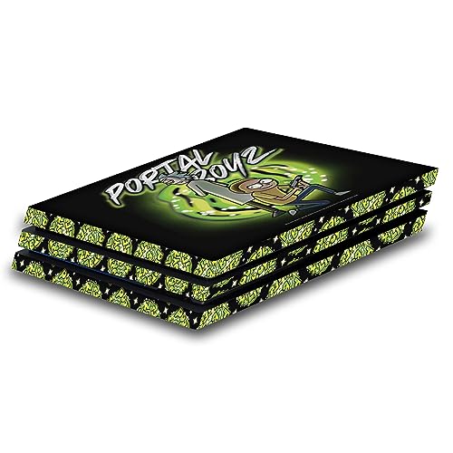 Peau Autocollant PS4 Pro Rick and Morty Vinyle Head Case Designs