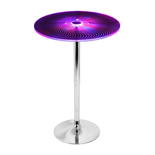 Lumisource Spyra Led Light-Up Bar Table #TOP2