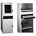 Hoffman PGLD14126CWS Computer Workstation Enclosure, Steel, 1400 mm x 1200 mm x 600 mm, Light Gray