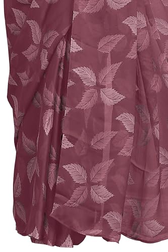 Image of MIRCHI FASHION Saree for Woman Chiffon Floral Printed | Lightweight Comfortable Daily Wear Women's Sari with Unstitched Blouse Piece (Available in 15 Colors)