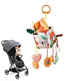 siege auto console de jeux Design doux : le jouet de poussette pour bébé est doté d'une texture douce qui est agréable sur la peau et conserve sa forme même après avoir été écrasé. Il offre un confort fiable pour les petites mains qui souhaitent découvrir différentes textures à la maison ou à la crèche.