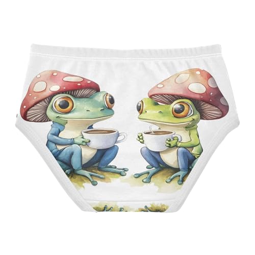 Cute Mushroom Frog Toddler Girls's Underwear 2T 202b90152