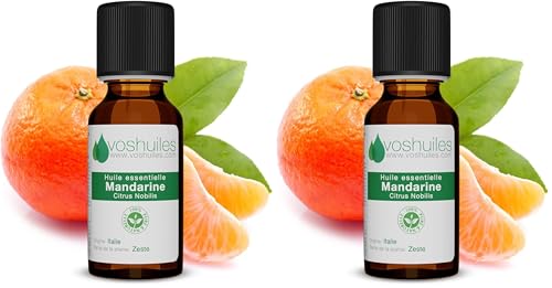 Huile essentielle mandarine aromatique naturelle massage HEBBD 20ml