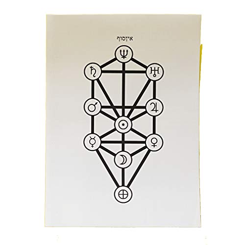 puikko シール セフィロトの樹 惑星記号ver. (白地)