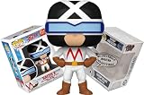 Funko Speed Racer - Racer X with Helmet and Visor + ToyBop Protector: Retro Pop! TV Animation Vinyl Figure (Bundled with Pro-Deluxe Pop Protector Collector Case Box Gift Set)