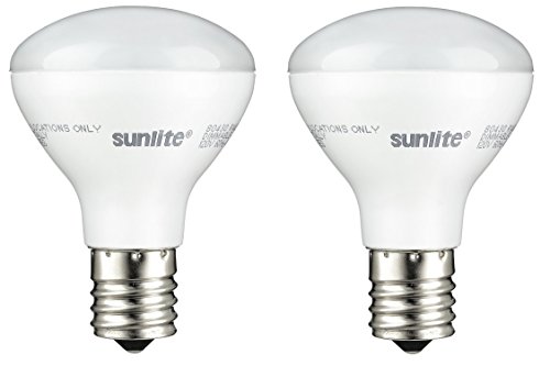 Sunlite R14/Led/N/E17/4W/D/27K Led R14 Reflector Floodlight 4W (25W Equivalent) Light Bulbs, Intermediate (E17) Base, 2700K, Warm White (2 Pack) #TOP16