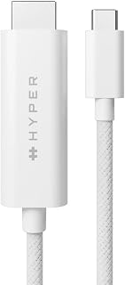Hyper HyperDrive USB-C to HDMI 4K60Hz Cable - White