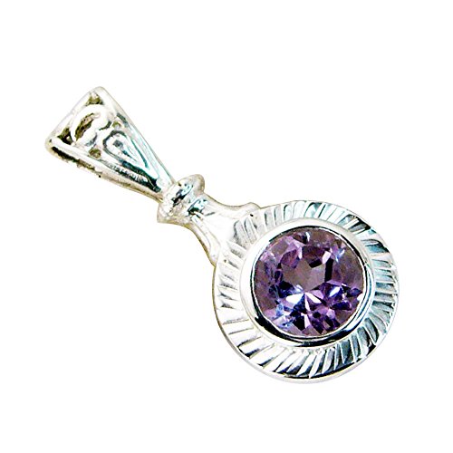 Pendentif améthyste contre le stress collier chakra argent femme