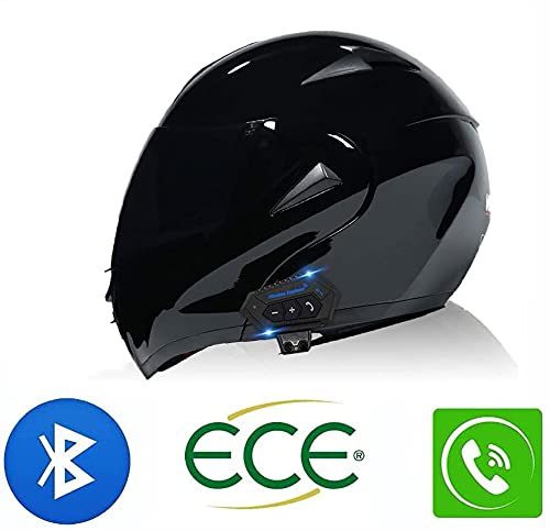 Casque de moto double parasol Bluetooth modulable taille M et C