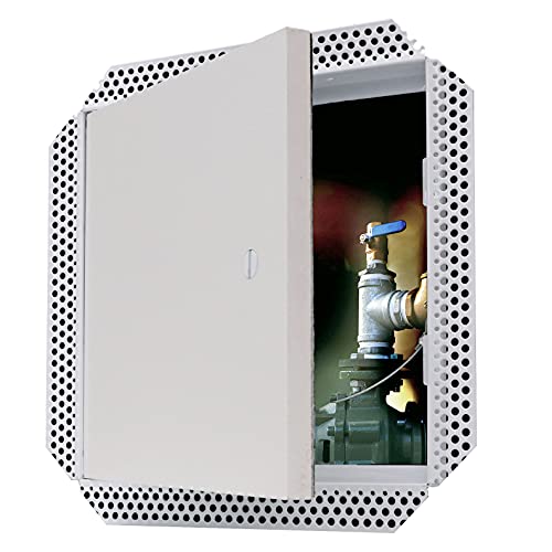Access Door 24" X 24" Sound Rated Steel Access Panel Felt Covered Door for Concealed Wall/Ceiling Application with Slotted Lock - [Outer Dimensions: 25" Width X 25" Height] by HVAC Premium - Used condition - Image 5