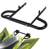 Wacece ATV Rear Wide Grab Bar Iron Bumper with Mounted Accessories for Raptor 700 700R 2006-2025 Black