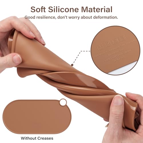 Tapete de silicona resistente al calor para maquillaje 19.6x9.8" miniatura 3