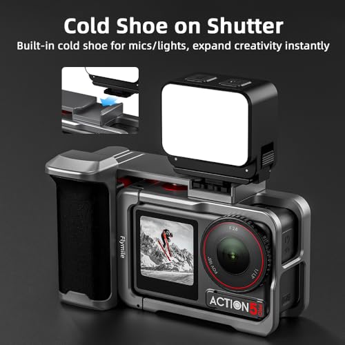Support de poignée pour DJI Action 5 Pro avec bouton d'obturation