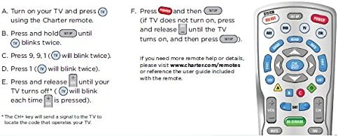 Charter Ocap–4 (C4000 & S4000) 4-device Remote Control for HDTV DVR Cable BOX
