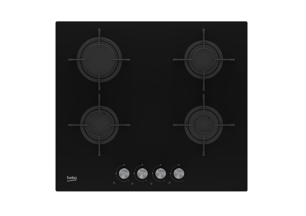 Beko HILG 64220 S piano cottura Incasso Gas Nero