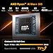 GEEKOM A9 Mega Mini PC, mit AMD Ryzen AI Max+ 395, 128GB RAM, 2TB PCIe 4.0 SSD, Verbesserte Kühlung Gaming PC Vorinstalliert Windows 11 Pro, Dual 2.5G LAN, 8K Quad Display, Radeon 8060S Desktop PC