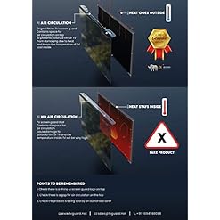 Alternative view of TVGUARD Plastic Screen Guard For Led, Lcd, 3Dtv, Plasma, Curved Tv (Multicolor)