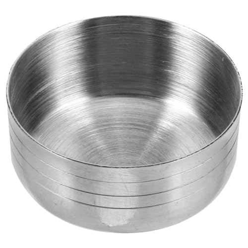 Luxshiny Cocktail Shaker Lid Replacement 350ml Stainless Steel Shaking Cup Lid Tumbler Cover Milk Tea Maker Cup Mug Lid Metal Bubble Tea Shaker Cup Cap