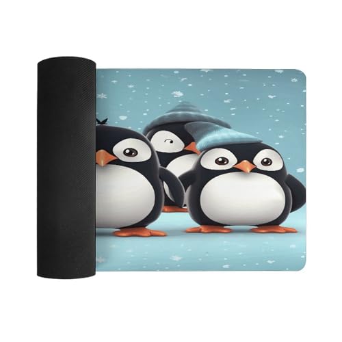 Cute Penguins5 Desk Pad Base Antideslizante 60x30 cm miniatura 3
