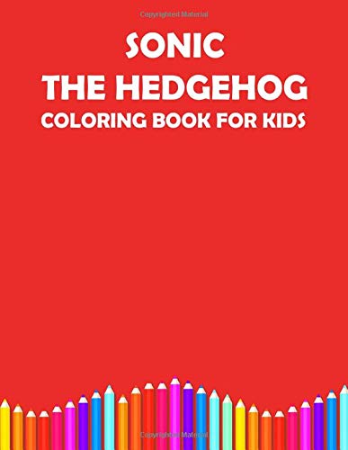 『Sonic The Hedgehog Coloring Book For Kids: Sonic Jumbo Activity and ...