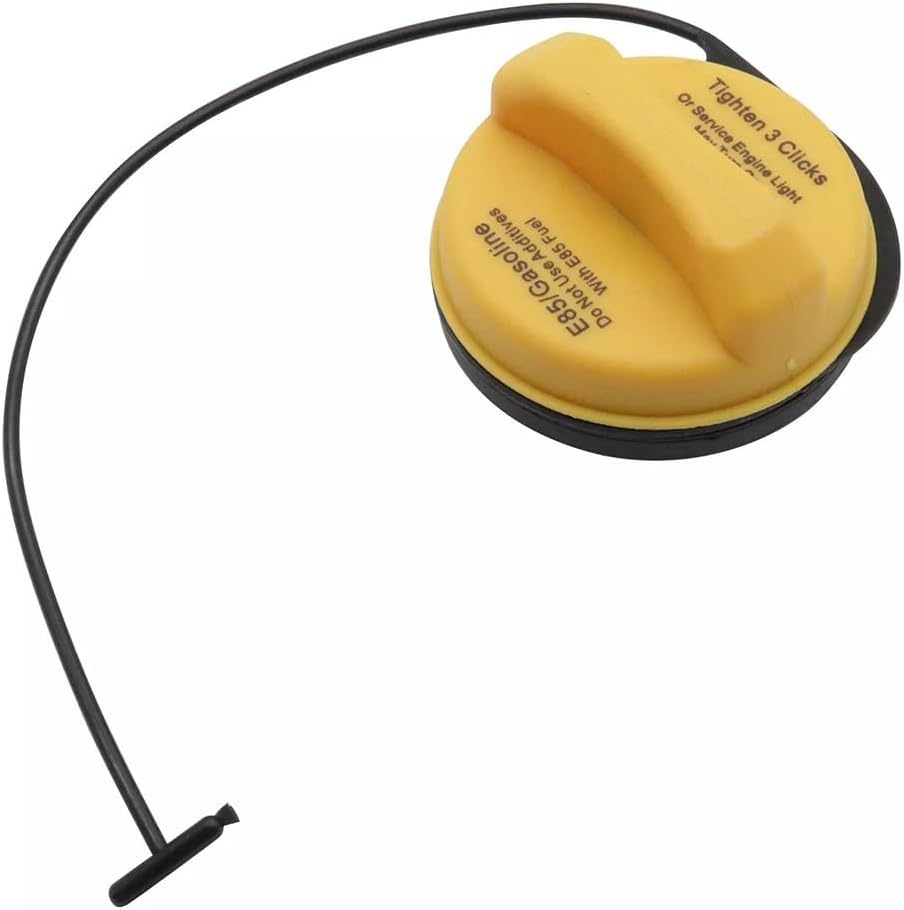 Fuel Tank Cap, Yellow Replacement Gas Cap for Avalanche & For Silverado 1500 (2007–2011), For GMC For Sierra 1500 & For Yukon/For Yukon XL 1500 (2007–2011),