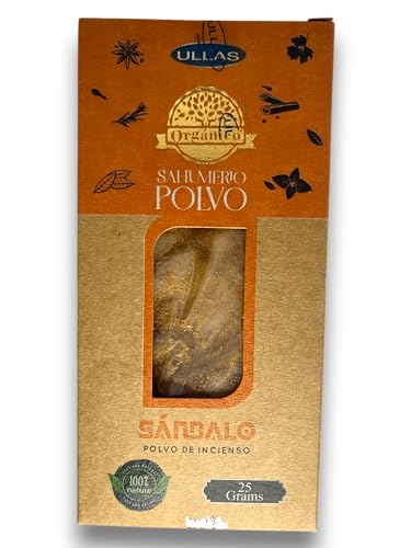 Incienso en Polvo Sándalo ULLAS - 25 Gramos - HOSTENATURA