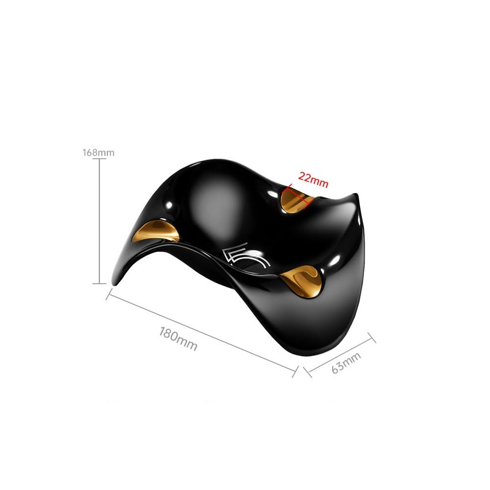 Popielniczka na cygara do użytku wewnątrz i na zewnątrz, popielniczka na biurko do dekoracji biura domowego, elegancki design na akcesoria do palenia i prezenty