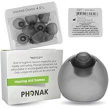 Phonak Vented 4.0 Dome Large 0.43 inch=11mm 10 Domes, Genuine OEM Switzerland Replacement by Sonova, Hearing Aid Domes for Phonak Audeo Marvel Paradise Lumity Accessories -1 Pack/10 Domes Total