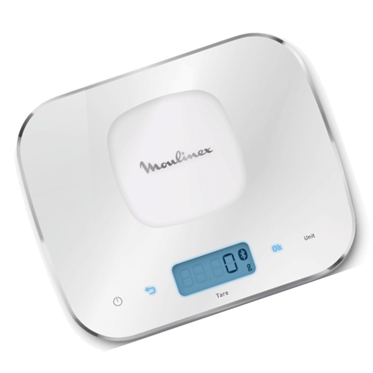 Companion XF38E1 Digitale Küchenwaage mit Bluetooth, digitale Küchenwaage bis zu 10 kg mit Option von Gramm, lb und Unzen, großes LCD-Display, einfache Lagerung