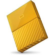 WD 4TB Yellow My Passport Portable External Hard Drive - USB 3.0 - WDBYFT0040BYL-WESN