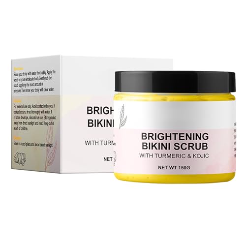 KOAHDE Natural Body Scrub,Exfoliante Corporal de Cúrcuma con Sal del mar Muerto,Exfoliante Corporal de Cúrcuma,150G,1PC