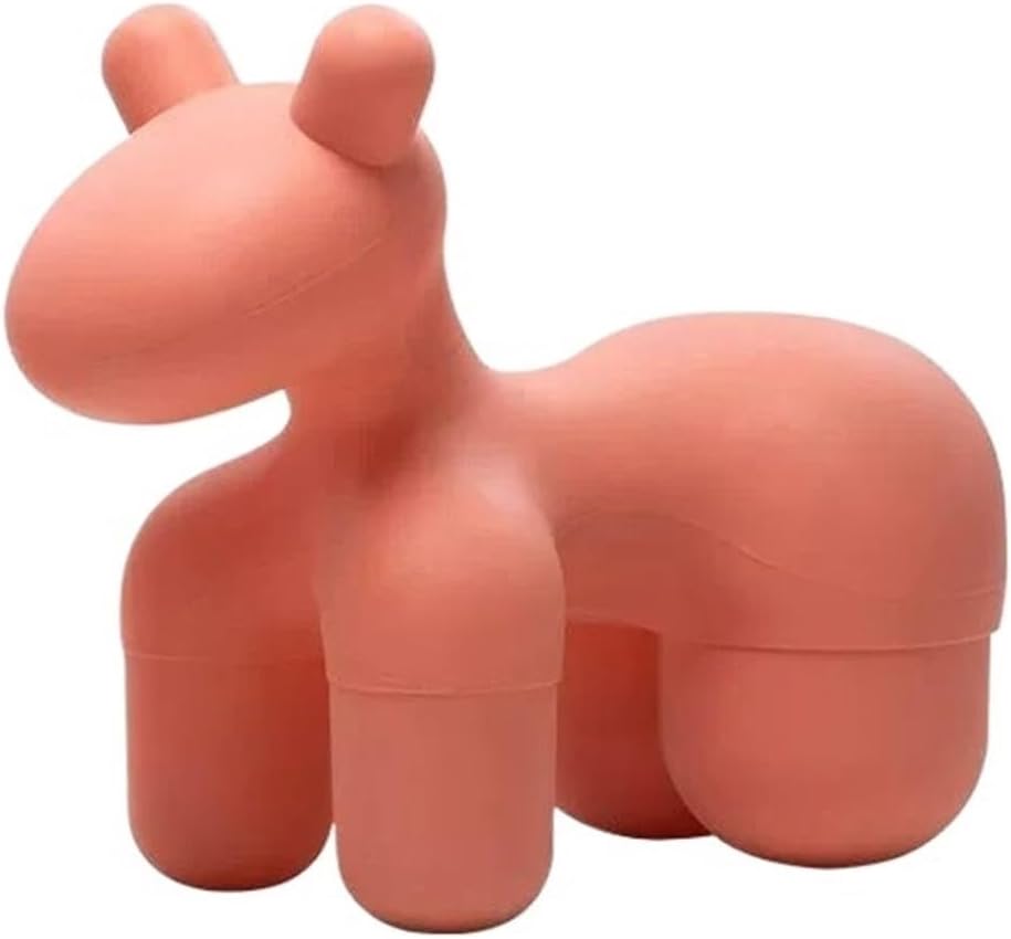 Creative Animal Seat Decorations Cartoon Shoe Changing Stools Housewarming Gifts(Light Pink)