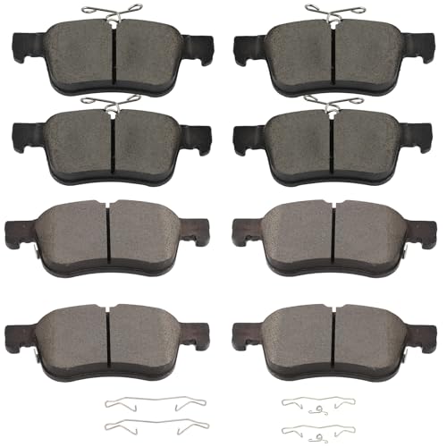 Image of SCITOO D2300 D1833 Front & Rear Ceramic Brake Pad Sets 2021 For Ford For Bronco Sport,2020-2022 For Escape,2022-2023 For Maverick,2020-2022 For Lincoln For Corsair