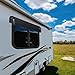 RV Window Rain Deflector & Sun Blade, RV Window Blade Rain Guard Sunroof Deflector Fits 24 inch Wide RV Sliding&Vertical Windows,Deflects Rain and Sun Protection for Camper Van Windows