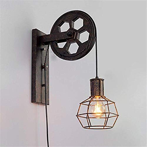 Lampe en plâtre réglable style rétro applique murale E27 pour hôtel de luxe