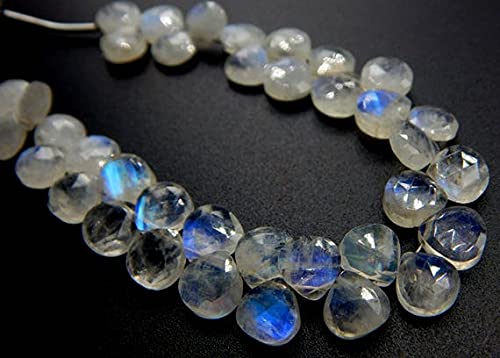 Perles briolettes facettées blanches pour réussir facilement vos bijoux faits main - 2