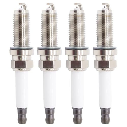 Image of HISports ILKAR7F7G Sparkplug Set 4 PCS Iridium Spark Plug for Grand Scénic