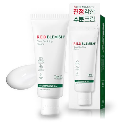 DrG-Red-Blemish-Clear-Soothing-Korean-Moisturizer-Face-Cream-70ml-Cica-Cream-Korean-Skin-Care-Moisturizer-Korean-Face-Moisturizer-Facial-Moisturizer-Korean-Skincare-K-Beauty-Skincare-Coreano