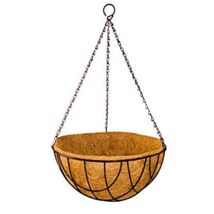SHANS COCOCRAFT Coir Fibre Hanging Basket with Metal Hanger Size 8 1 Piece (B0CGP1HJTJ) Amazon Price History, Amazon Price Tracker