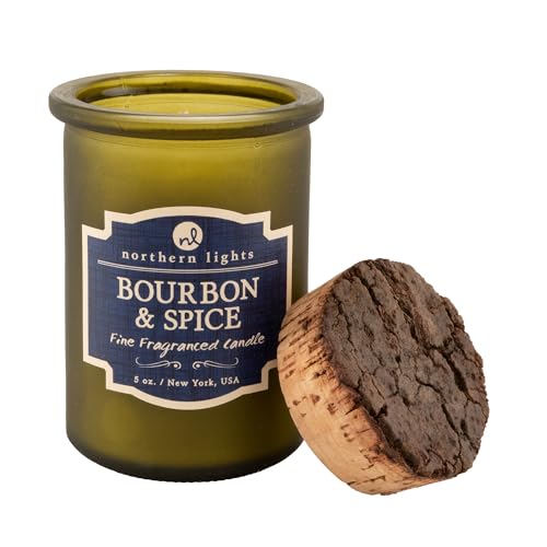 Northern Lights Candles - Spirit Jar Candles - Bourbon & Spice - 52613