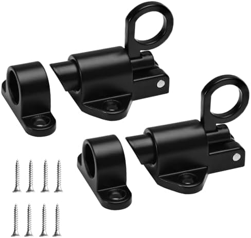 Amazon.com: KOVOSCH 2 Pack Self-Closing Latches, Aluminum Spring Gate ...