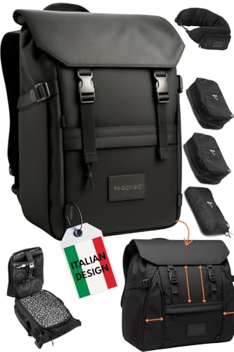 FLEXERO Zaino Ryanair 40x30x20 Espandibile a Easyjet 45x36x20 Con Travellero e Packing Cube |...