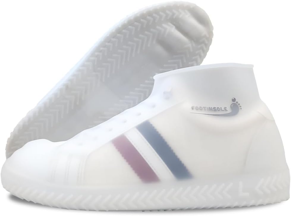 Waterproof Silicone Rubber Shoe Covers for Rain, NonSlip