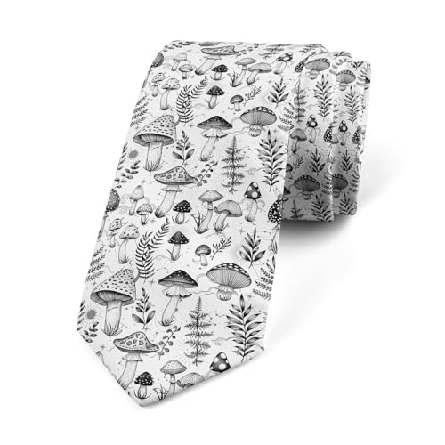 Cravate champignon pour costume original éviter les tenues de mariage ennuyeuses