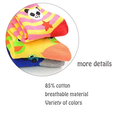 Image of CUTEABLY Baby Boys & Baby Girls Cotton Grip Socks (Pack of 6)