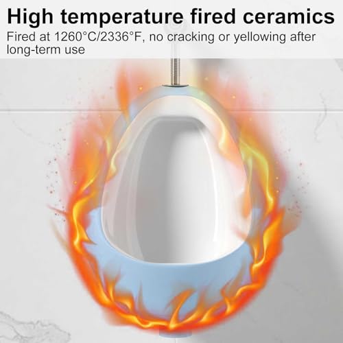 Urinal de cerámica con descarga manual para hogar y hostelería 5
