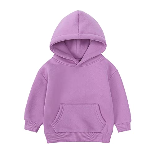 Image of MYGBCPJS Youth 2PCS Jogger Outfits Set Fleece Hooded + Sweatpants Boys Girls Athletic Sweatsuits Pullover Clothes