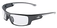 Vista 10 de Bullhead Safety Dorado - Lentes de seguridad con doble lente, ANSI Z87+, lentes de luz azul con protección contra la luz UV y revestimiento marco