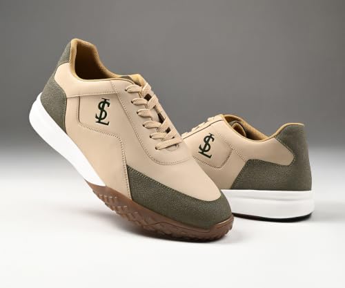 Image of LOUIS STITCH Men's Casual Lightweight Lace-Up Sneakers for Men| Cushioned Comfort | TPR Sole | Lightweight & Comfortable Casual Lace-Up Shoes | LSP-SNK-AVI-Low Top Sneakers